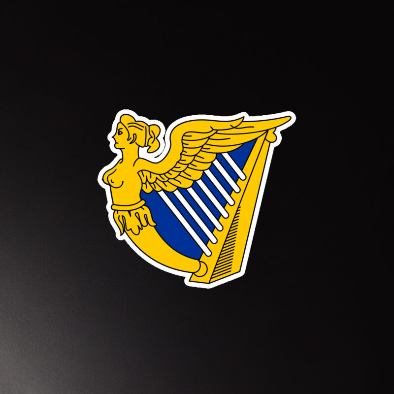 Cláirseach Fridge Magnet