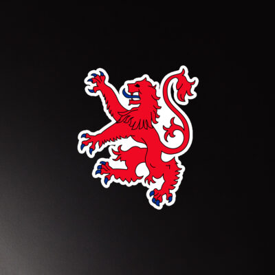 Rampant Lion Fridge Magnet - No Border