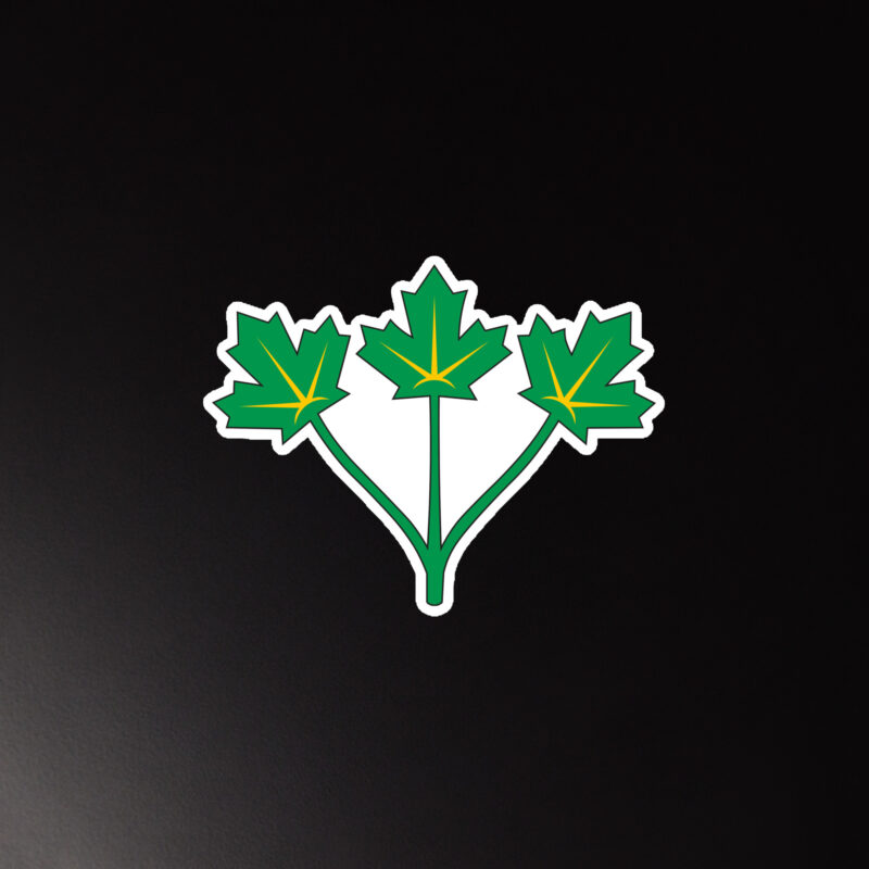 Green Trileaf Fridge Magnet