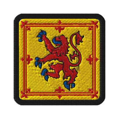 Rampant Lion Embroidered Patch
