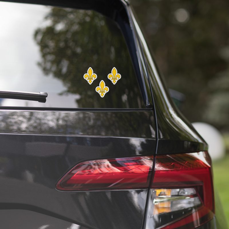 Fleur-de-lis Sticker - No Background / Ungrouped