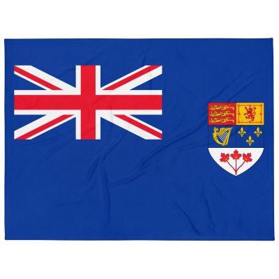 Naval Ensign Throw Blanket