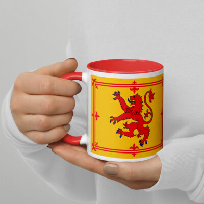 Rampant Lion Mug (Coloured)