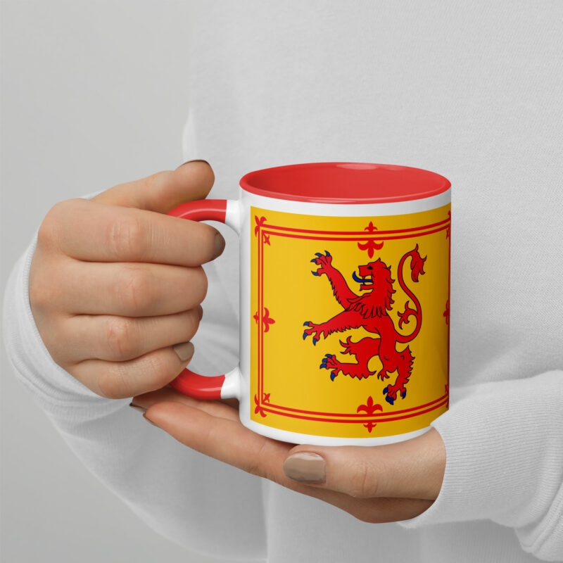 Rampant Lion Mug (Coloured)